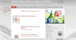 Desktop Screenshot of knihovna.rychnovjbc.cz
